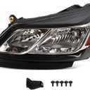 Driver Side Halogen Headlight Assembly Compatible with Traverse 2013-2017 Front Left Projector Headlamp 84262931