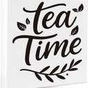 Funny Desk Shelf Decor, Tea Time Wood Sign | Tea Time Sign, Funny Shelf Sign, Home Office Decor, Wood Sign