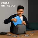 Trading Card Binder 9 Pocket  900 Cards Zipper PU Card Album with Sleeves, Hard Cover Card Holder Organizer for Pokmon, MTG, Sports Cards (Blue, 9 Pocket 900)