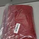 OLANLY Bathroom Rugs 47x17, Extra Soft Absorbent Chenille Bath Rugs, Rubber Backing Quick Dry, Machine Washable Bath Mats for Bathroom Floor, Tub and Shower, Home Decor Accessories, Burgundy