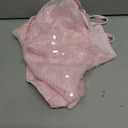 MakeMeChic Women's Sequin Open Back Halter Top Sparkly Cut Out Party Club Crop Tops (Pink, XS)