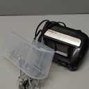 5-Speed Electric Hand Mixer, 800W Handheld Mixer with Turbo for Baking & Cooking, Kitchen Food Mixer with Storage Case & 6 Stainless Steel Attachments (2 Beaters, 2 Dough Hooks, 2 Whisks)-Black