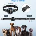 2-in-1 Dog Shock Collar & Dog Bark Collar - Smart Anti Barking Dog Training Collar with 5 Adjustable Sensitivity & 3300FT Remote for All Breeds IP67 Waterproof E-Collar