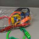 Set of 4 Children's Gymnastics Rings, Morwealth Climbing Rings, Trapeze Swing Bar Rings, Gymnastics Rope Rings, Gym Rings for Ninja Accessory Set for the Garden