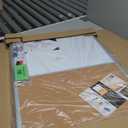 Vision Board 2025: Dry Erase Cork Board Combo Set - 20" x 28" Magnetic White Board and Cork Bulletin Combination Board, Use as Message Board, Memo Board - w/Markers, Eraser, Magnets, Push Pins
