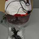 Christmas Inflatables Snowman with Penguins, Xmas Blow up Magic Hat Snow Man with Rotating LED Lights, Outdoor Decorations Inflatable Weatherproof Yard Decor for Garden Lawn (White, 6FT)