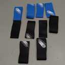 Jecery 10 Pieces Soccer Cleat Lace Cover Soccer Shoe Band Youth Adult Protector Elastic Shoe Laces Rubber Covers