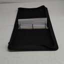 Fireproof 3 Ring Binder with Zipper, 2.5 Inch D Rings Hold up 650 Sheets of 8.5" x 11" (A4), Compatible with Clear Page Protectors, Built-in net and Pen Holder (1 Pcs, Black, 2.5")