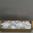 8 Pack White Solar Powered Gutter Lights Outdoor Decorative Waterproof Led Fence Lamp for Lighting Railing, Outside Wall, Deck, Garden, Path, Backyard, Sidewalk, Yard, Patio, No Drilling Installation