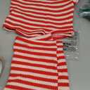SOLY HUX Women's 2 Piece Striped Off The Shoulder Crop Tops and Mini Shorts Set Summer Y2K Going Out Outfits, Size Small