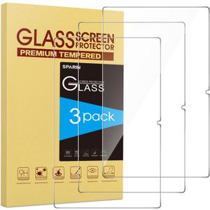 SPARIN 3 Pack Screen Protector for Samsung Galaxy Tab A7 2020 10.4 Inch (SM-T500/SM-T503/SM-T505/SM-T507), 9H Tempered Glass Anti-Scratch