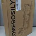 Dish Drying Rack - Auto Draining Dish Rack for Kitchen Counter, Large Capacity Dish Drainers Organizer with Drainboard, 2-Tier Drying Rack with Utensil Holder White