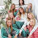 HonestBaby Family Matching Holiday Pajamas 100% Organic Cotton for Men, Women, Kids, Toddlers, Baby Boys, Girls, Unisex, Pets (Painted Buffalo Check Print)