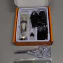 oneisall Dog Clipper Low Noise, Dog Grooming Kit with Rechargeable, Pet Shaver Cordless Electric Quiet Hair Clipper Set for Dogs Cats PetsGold