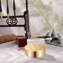 1pc Paperweight Drawing Weightpaper Mini Decor Chinese Painting Brush Rest Calligraphy Painting Supplies Office Desk Decor Writing Supply Man Penholder Brass