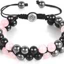 Triple Protection Bracelet - for Protect & Balance - Energy Crystal Handmade Bracelets for Men Women
