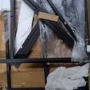 GarveeHome Industrial Dining Table, 70.87" L x 29.53" W x 29.53" H, Rustic Gray, Rectangular, 6-8 People, Heavy Duty, Easy Assembly