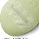 No Show Socks Women, 8 Pairs Low Cut Ankle Anti-slid Athletic Casual Invisible Liner Running Socks (L)