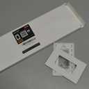 10 Pack BESTTEN Decorator Screwless Outlet Wall Plate, USWP4 Glossy Off White, 1 Gang Switch Cover, H4.69 x W2.91