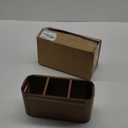 Silverware Holder, Acacia Wood Utensil Holder for Party, Silverware Organizer Countertop, Picnic Caddy for Party, Countertop, Camping