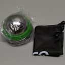 iECO Cryosphere Cold Massage Roller Ball - Massage Ball for Cold & Heat Relief, Myofascial Release, Trigger Point Therapy, Muscle Knots - Deep Tissue Ice Massager (1 Count (Pack of 1), Black+green)