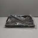 American Atelier Leather Serving Tray with Handles 14 by 19-Inch, Brown