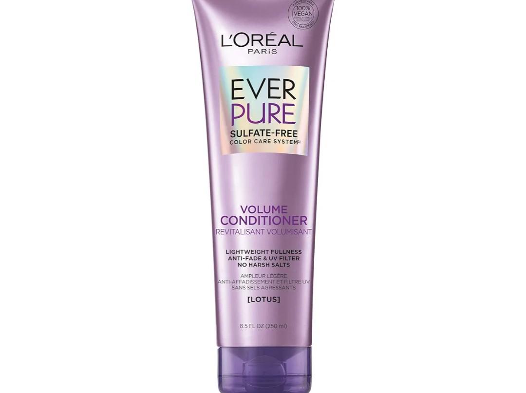 L’Oréal Paris Moisture Sulfate Free Conditioner, Hair Care for Color-Treated Hair with Rosemary Botanicals, EverPure, 8.5 Oz (Packaging May Vary) L’Oréal Paris Moisture Sulfate Free Conditioner, Hair Care for Color-Treated Hair with Rosemary Botanicals, EverPure, 8.5 Oz (Packaging May Vary)