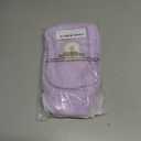 Viverte Small Corduroy Sling Bag Initial Crossbody Bag Fanny Pack for Girls Personalized Birthday Gifts for Teen Girls Gifts (Lavender)