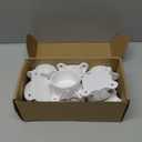 12 Packs 2" PVC Flange, Table Screw Caps PVC Pipe Fittings for DIY Rod Holder Projects, Making Storage Shelves, Support Feet