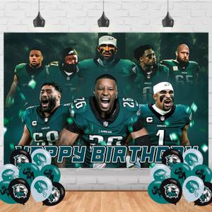 Soccer Birthday Party Supplies Backdrop 5x3 Football Happy Birthday Background Photography Soccer Party Decorations Banner Photo Booth Props