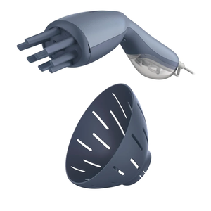 Infiniti PRO by CONAIR Steam Therapy Hair Steamer, Portable Styling Tool with 7-Inch Diffuser Attachment, 30-Second Heat-Up, Penetrating Steam for Detangling, Reshaping, and Volumizing Curls, Blue