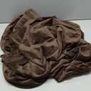 Luxury Velvet Chaise Lounge Slipcover  High-Stretch, Machine Washable Cover for Armless Chaises  Indoor Chaise Cover for Living Room, Sofa, Bedroom (Brown)