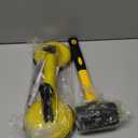 Floor Gap Fixer Tool for Laminate Floor Gap Repair Include Suction Cup and Mallet (Can't use on scraped surface floor)-Yellow Kit