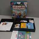 Stamp It! World Tour Geography Board Game for Kids Aged 8-12  Travel Across Continents & Collect Stamps  Educational World Adventure & Map Trivia for Classroom for Geography Lovers