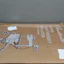 Super Lightweight Rollator Walker for Seniors, Foldable Rolling Walker with Seat and 8" Rubber Wheels for All Terrain, Unique Design Aluminium Frame Sturdy Walkers for Traveling - Blue