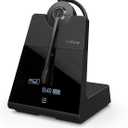 Jabra Engage 75 SE (Second Edition) Wireless Headset, Convertible Telephone Headset with Industry-Leading Wireless Performance, Advanced Noise-Cancelling Microphone, All Day Battery Life - Black