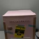 Frigidaire EFR176 Retro Compact Fridge with Chiller Mini Refrigerator with Built-in Bottle Opener for Office, Bedroom, Dorm Room or Cabin, 1.6 cu ft 16" D x 18" W x 18.5" H, Pink
