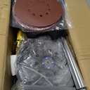 Drywall Sander Tool, KUPERIA 8.5 Amp Popcorn Ceiling Removal Tool with 7 Variable Speed 800-1800RPM, Electric Drywall Sander with Extendable Handle, LED Light,6 Basic Sand Paper & 6 Grid Sandpaper (Yellow)