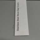 Stainless Steel Stove Gap Covers (2PCS), Stove Gap Filler for Kitchen Oven Counter Side Gap, Range Trim Kit, Easy Clean and Heat Resistant, Adjustable Length 13.8" to 27.5" 1