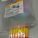 Marspark 20 Pcs Stackable Crayons Stacking Buildable Crayons Colorful Stackable Pencils Party Favors DIY Rainbow Pencil for School Office Birthday Party, 12 Colors(Vivid Color,Flat)