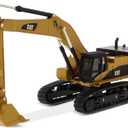 Diecast Masters 1:64 Caterpillar 385C L Hydraulic Excavator, Play & Collect Series Cat Trucks Construction Equipment | Scale Model Collectible 85694