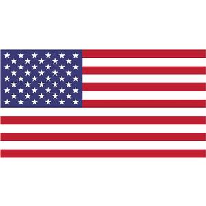 Stickios American Flag Decal - Patriotic Vinyl Bumper Sticker for Cars, Trucks & Vehicle Windows - Made in USA (5.8x3.1 inches) - Classic Flag 12 Pieces