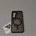 SUPFINE Magnetic for Samsung Galaxy S24 Case / S25 Case(Compatible with MagSafe) (Military Grade Drop Protection) Slim Translucent Shockproof Phone Case,Black