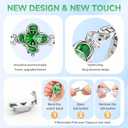 Silver Watch for Women, Luxury Casual Fashion Women's Wrist Watches with Smart Notifications, 24/7 Blood Pressure/Sleep/Heart Rate/Sport Monitor, IP68 Waterproof Women Smart Watch with Free APP