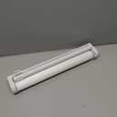 LazBlinds Cordless French Door Blinds, No Drill Roll Up Zebra Blinds for Doors, Light Control Day and Night Sheer Shades for Front Door Patio Sidelight Glass Door, 14'' W x 70'' L, White