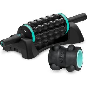 Chirp RPM Rolling Percussive Massager for Ultimate Neck & Headache Relief - Whole Body Rejuvenation, Deep Tissue Therapy, Hands-Free Base, Rechargeable - Mint 4"