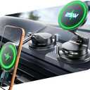 LISEN Qi2.2 25W Magsafe Car Mount Charger,[More Stable & Faster Charging] Suction Cup Phone Mount, Wireless Car Charger 25W Magnetic Car Phone Charger for iPhone 17 16,15W for iPhone 17e 15 14 13 12