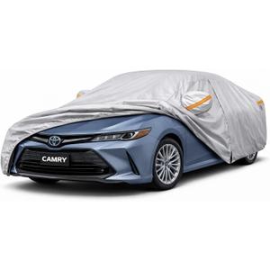 All-Weather Toyota Camry Car Cover Waterproof All Weather, Heavy Duty Car Tarp Custom Fit for 1996-2026 Toyota Camry LE, XLE, SE, XSE, Hybrid, V6, Nightshade, TRD