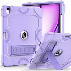 Cantis Case for iPad Air 13 Inch M2 (2024), iPad Air 13 Case with Pencil Holder, Heavy Duty Shockproof Rugged Protective Case Supports Pencil Pro and Pencil (USB-C), Purple+Purple Cantis Case for iPad Air 13 Inch M2 (2024), iPad Air 13 Case with Pencil Holder, Heavy Duty Shockproof Rugged Protective Case Supports Pencil Pro and Pencil (USB-C), Purple+Purple