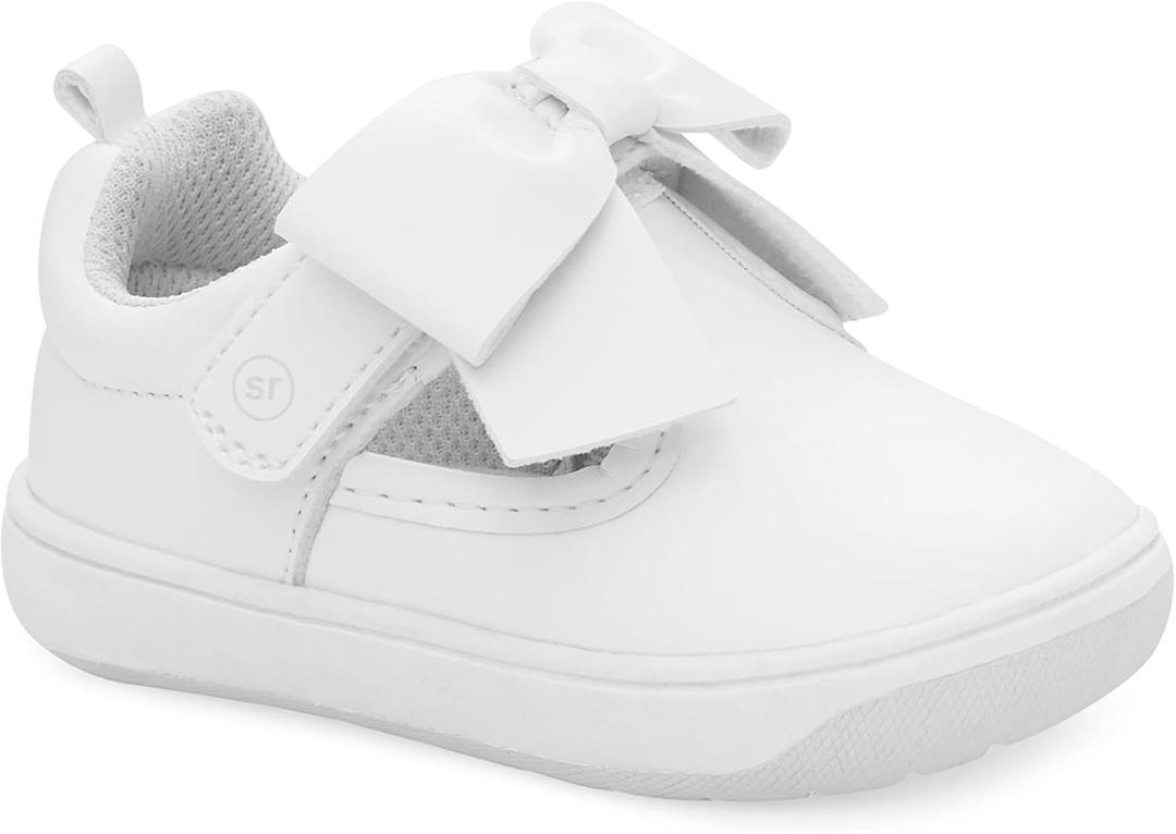 Stride Rite Baby Girl's Kamila (Infant/Toddler) White ,4 Toddler M